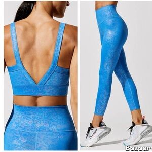 Carbon38 Galaxy V Bra & Leggings Set Cobalt